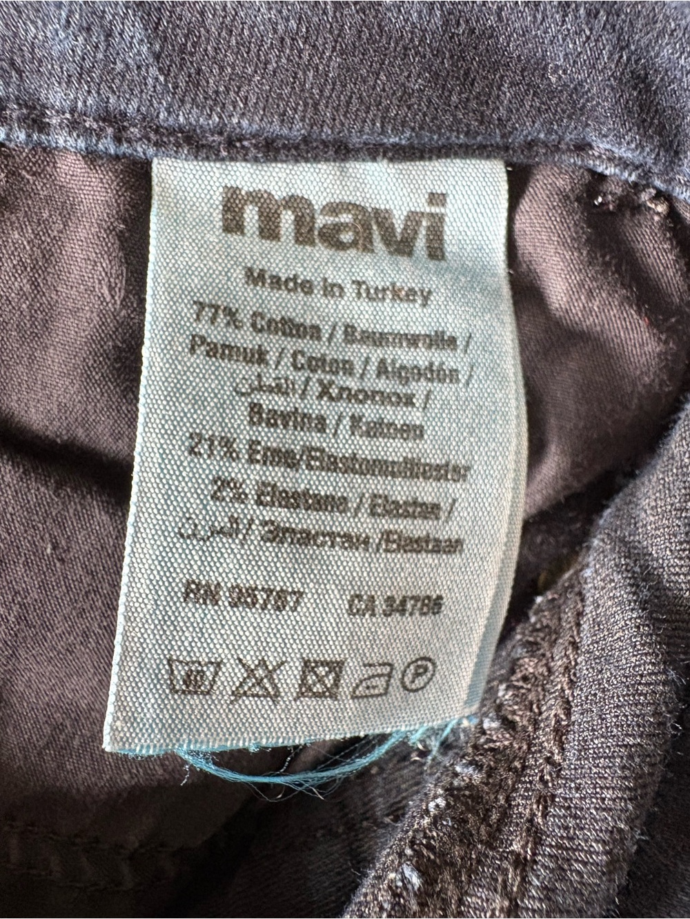 Mavi Moto Detail Jean Size 28 - Picture 10 of 10